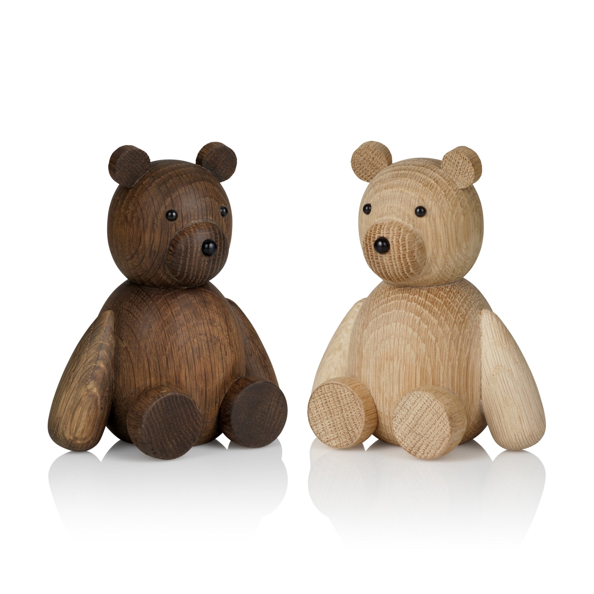 Teddy Bear - Handcrafted Wooden Animal in Oak – Lucie Kaas