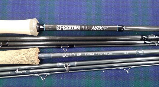 こちらも熱い戦いを。スイッチロッドの8番を2機種ご用意。 - 道具