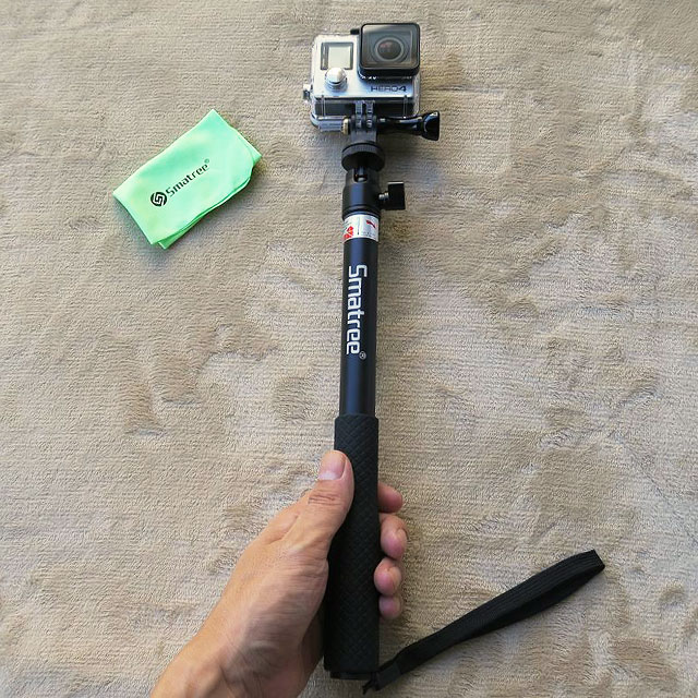 RICOH THETA Sを手元で録画制御 オリジナル自撮り棒の作り方