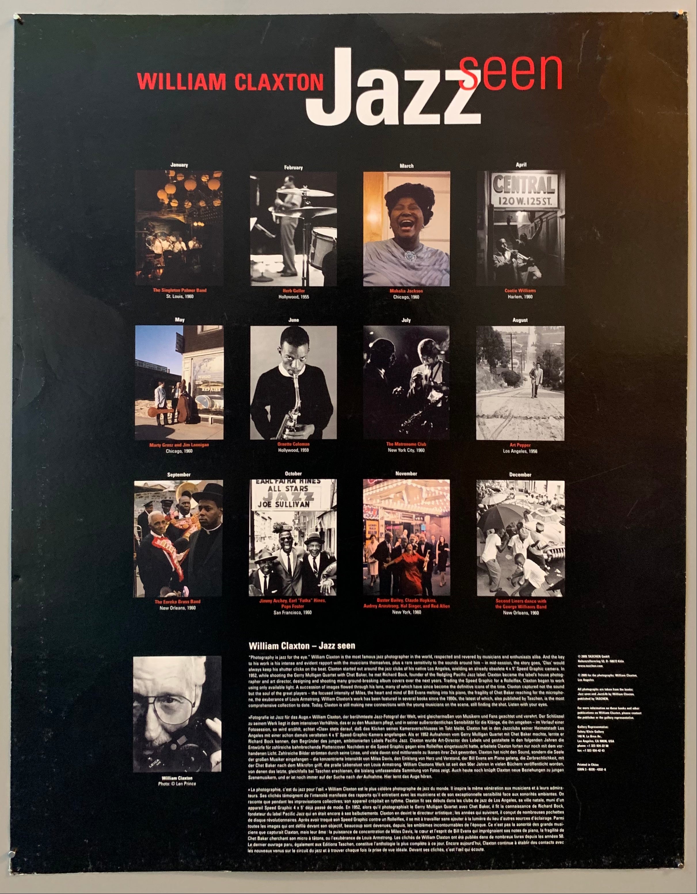 William Claxton Jazz Seen Poster – Poster Museum
