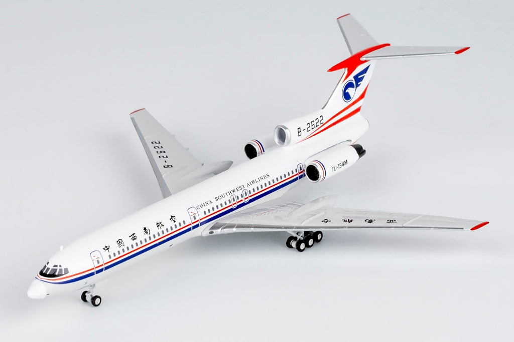 China Southwest Airlines Tu-154M B-2622 NG Model 54021 Scale 1:400