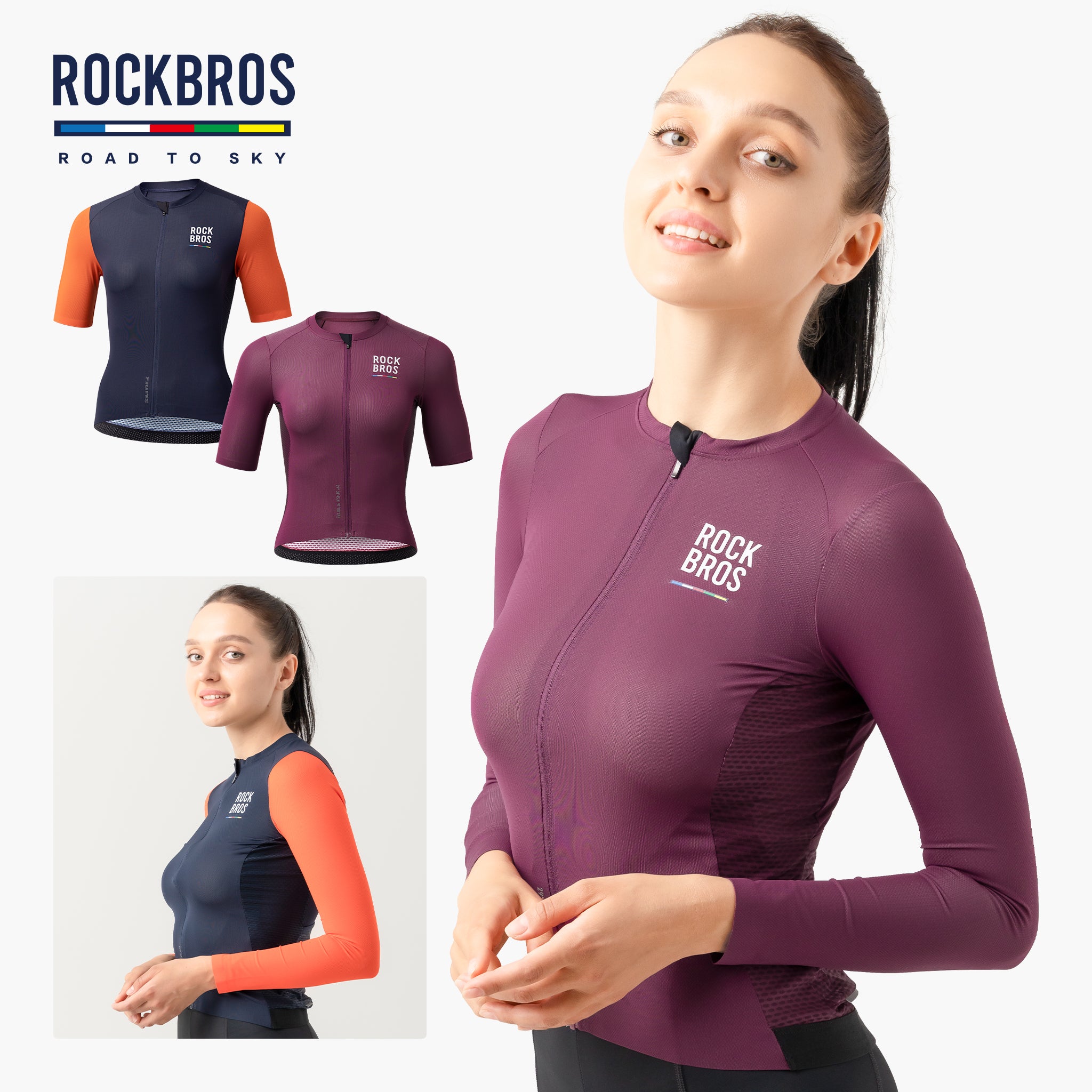 ROAD TO SKY レディース サイクルジャージ 1521000 – ROCKBROSJP