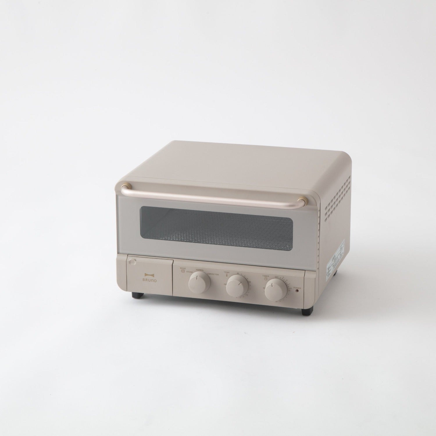 BRUNO（ブルーノ）crassy+ スチーム＆ベイクトースター グレージュ