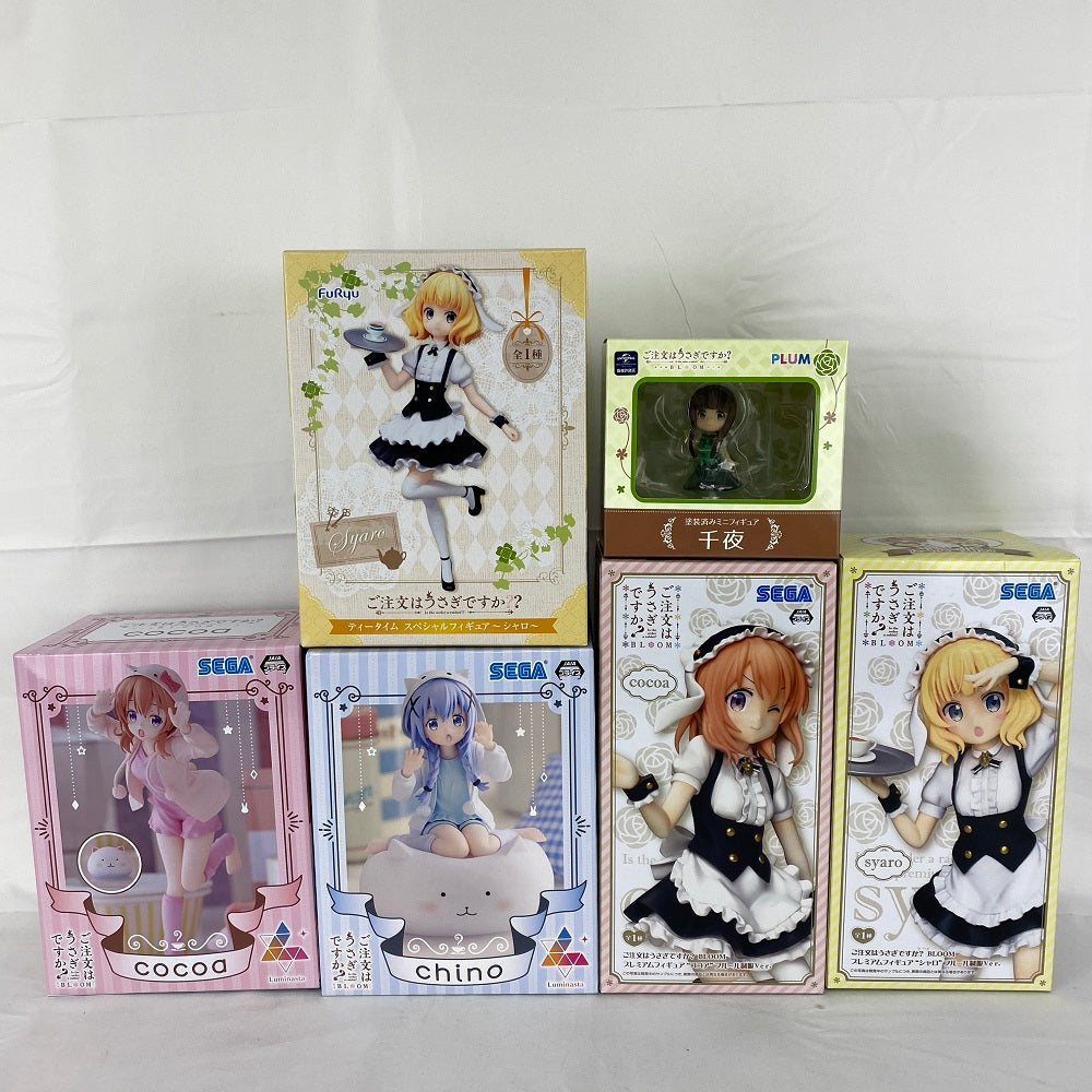 中古】【未開封】【セット】 「ご注文はうさぎですか? 」フィギュア 6