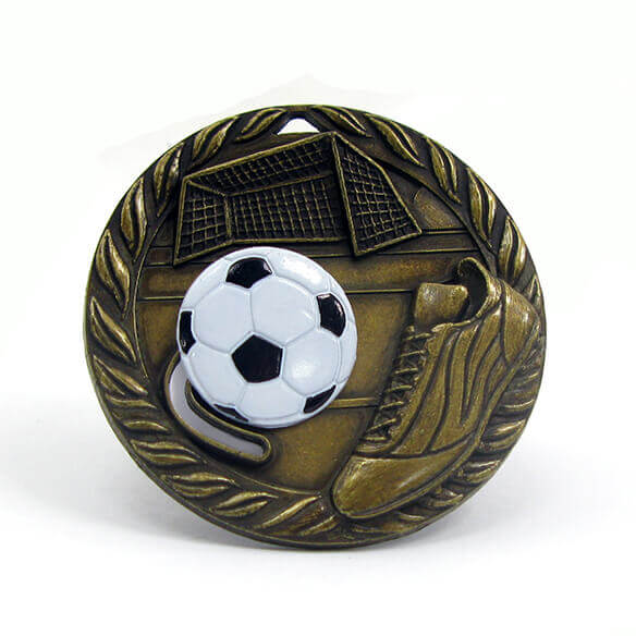 二枚スライド式サッカーメダル - Fei Hong Five Metals Wares Co., Ltd.