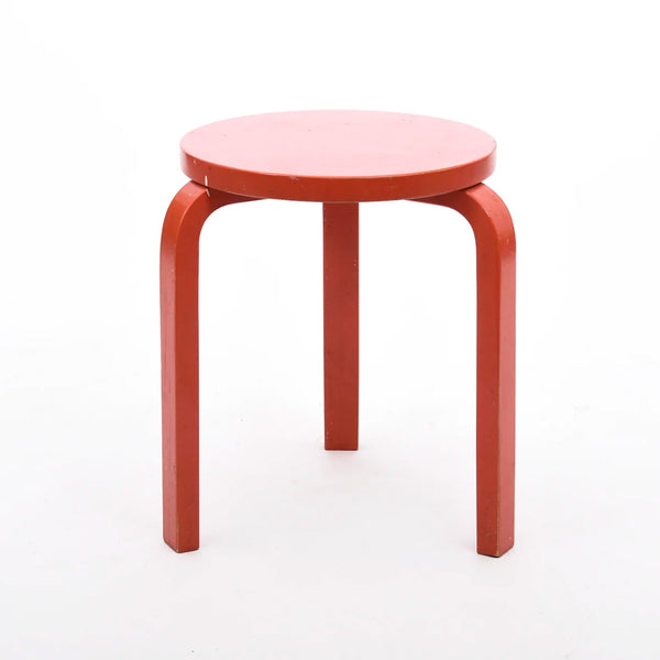 019 Stool 60, red lacquered – Artek Online Store