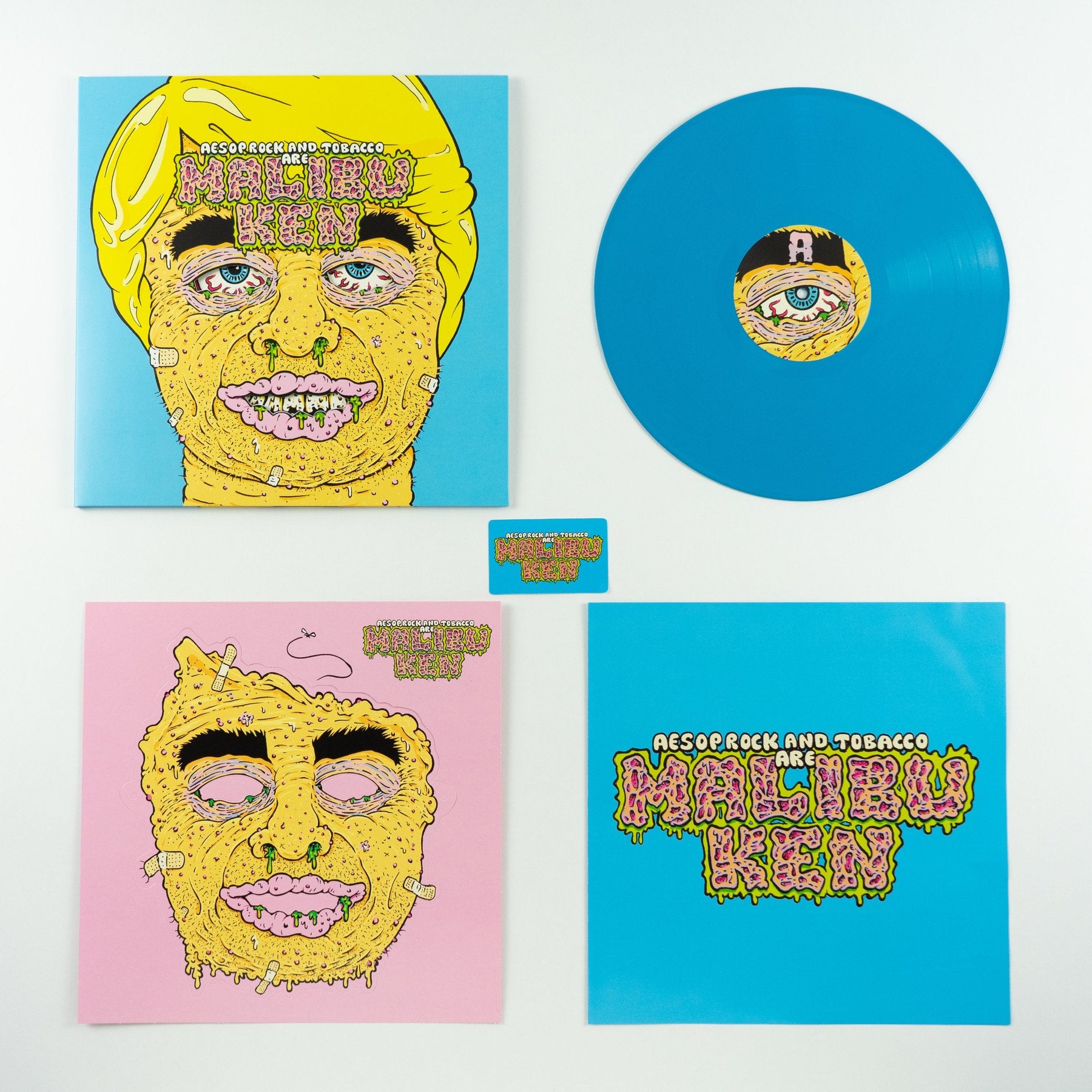 AESOP ROCK & TOBACCO 'MALIBU KEN' LP (Blue Vinyl)