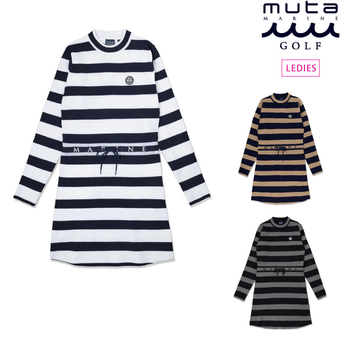 muta MARINE GOLF ムータマリンゴルフ レディース ボーダーニット