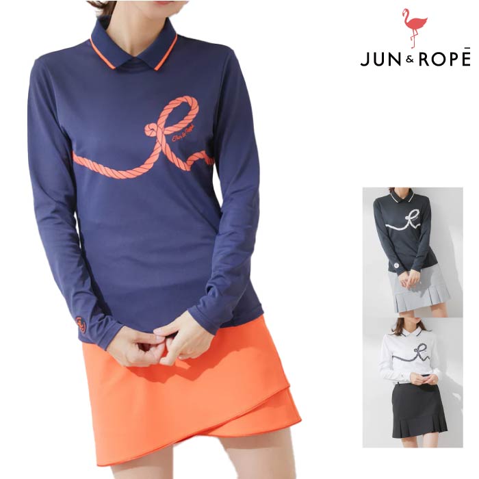 JUN&ROPE' ジュンアンドロペ レディース ゴルフウェア 長袖シャツ【ECO
