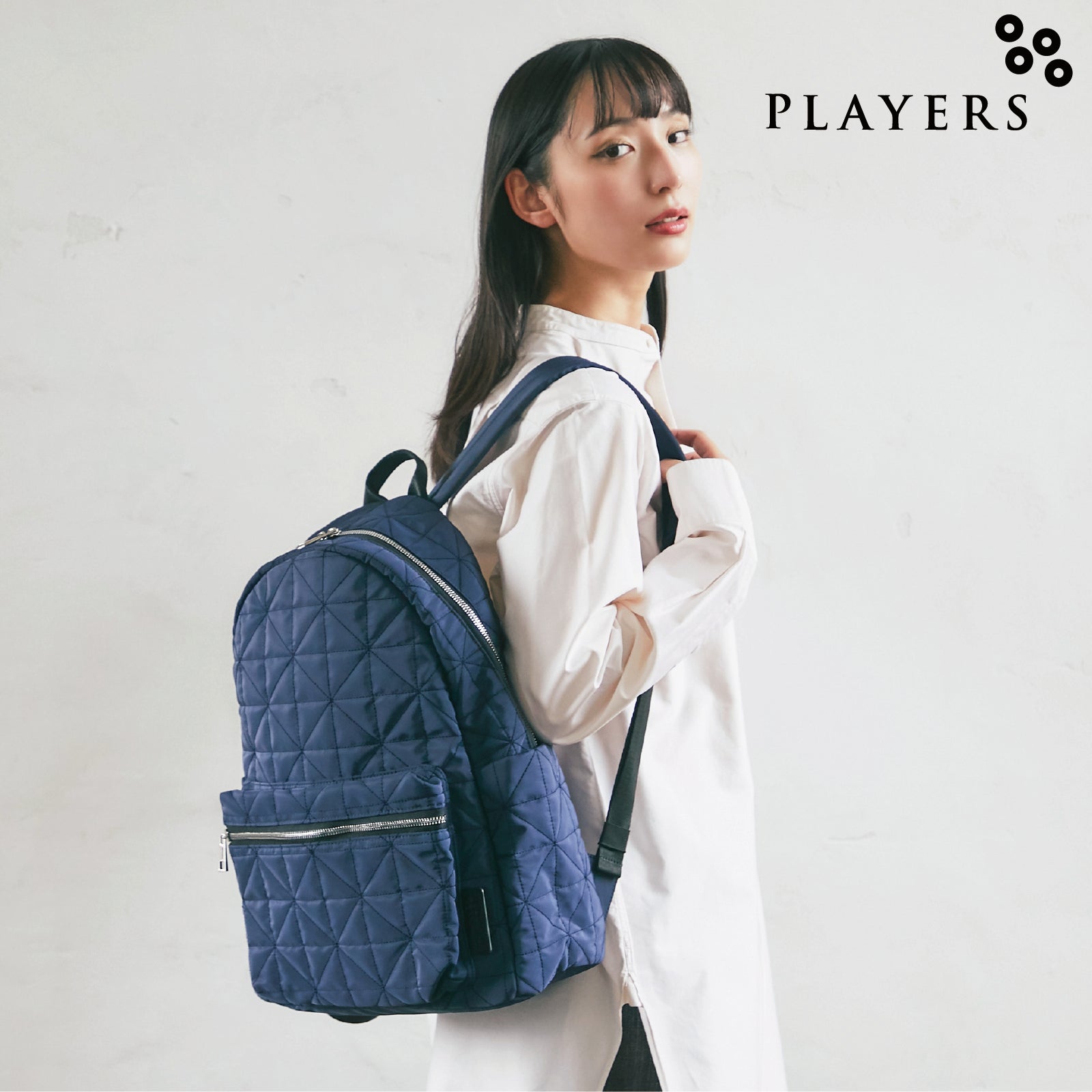 ジオメトリックキルトリュック #912b ネイビー – INTERMODE KAWABE