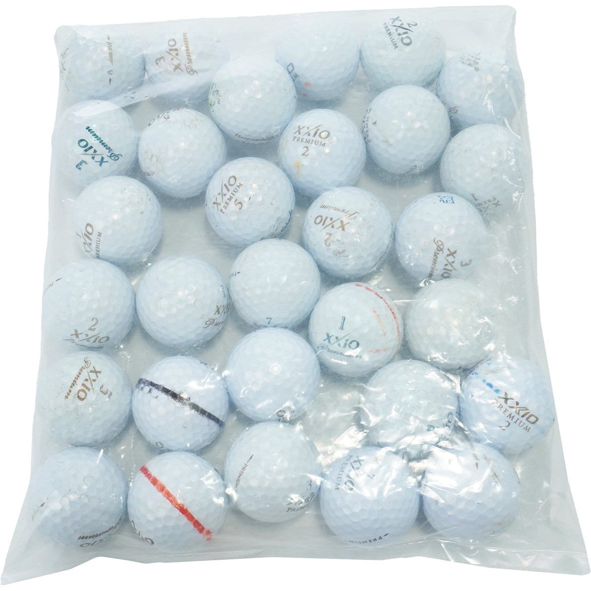 XXIO Premium feel 混合 ボール 30個セット(ボール（ロスト）)|Lost