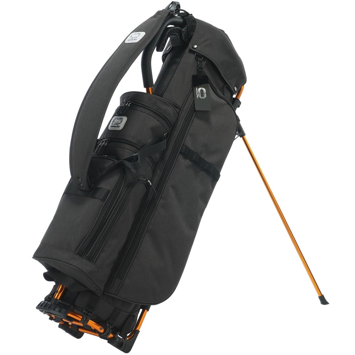 PRO MODEL8.5 ORANGE FRAME スタンドキャディバッグ(【男性】キャディ