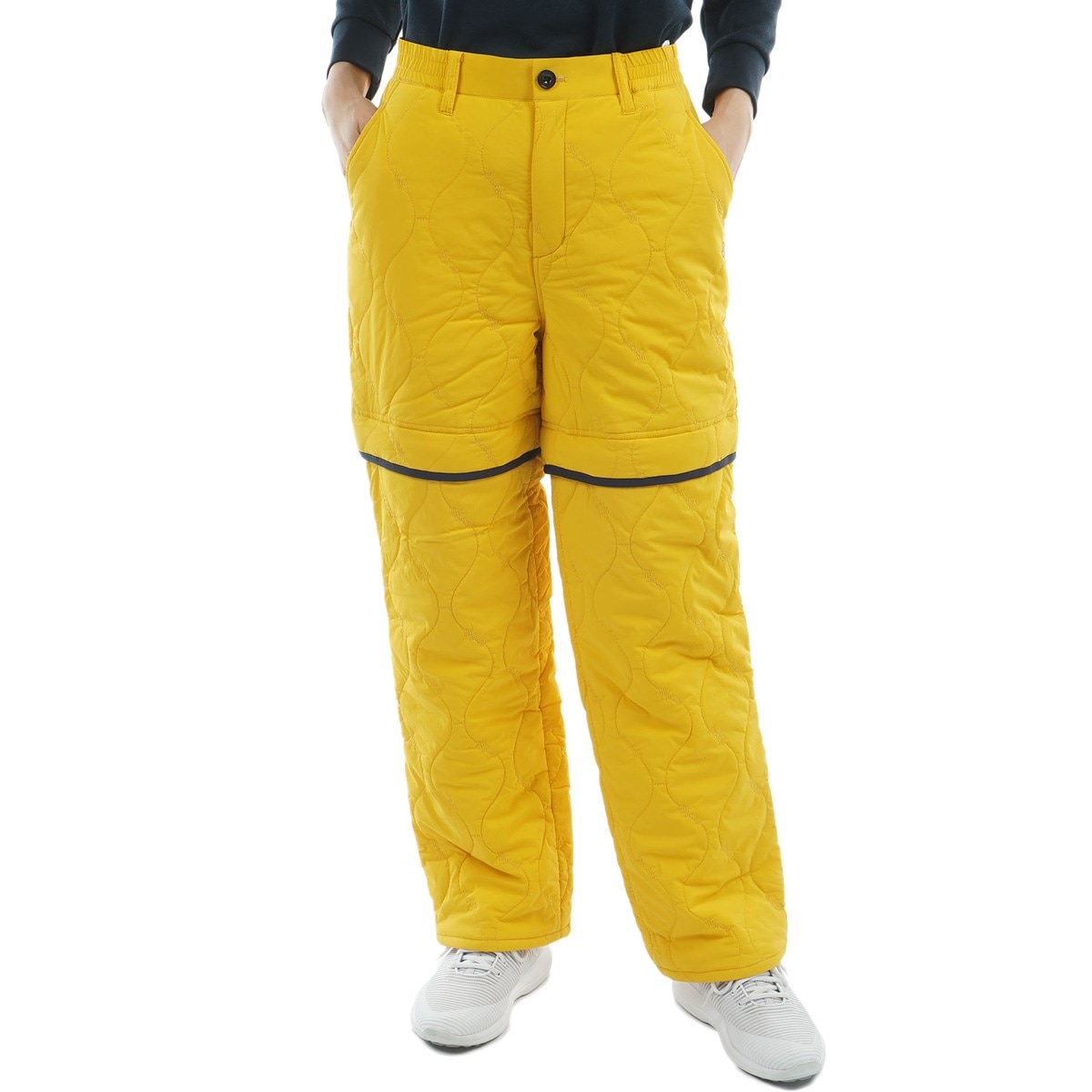 2WAY ストレッチタフタ キルティングパンツ レディス(ロングパンツ