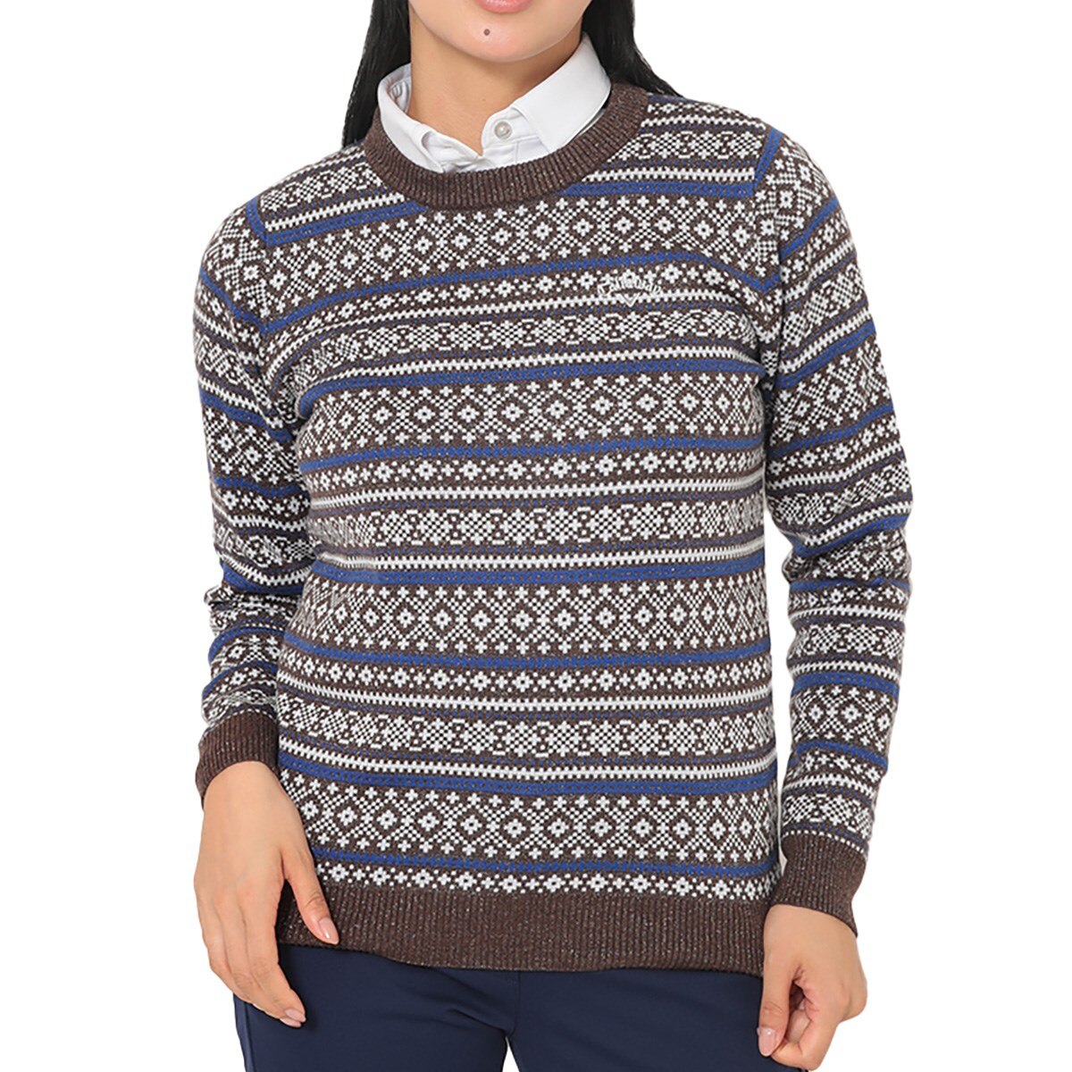 クルーネックセーター レディス(中間着(セーター、トレーナー