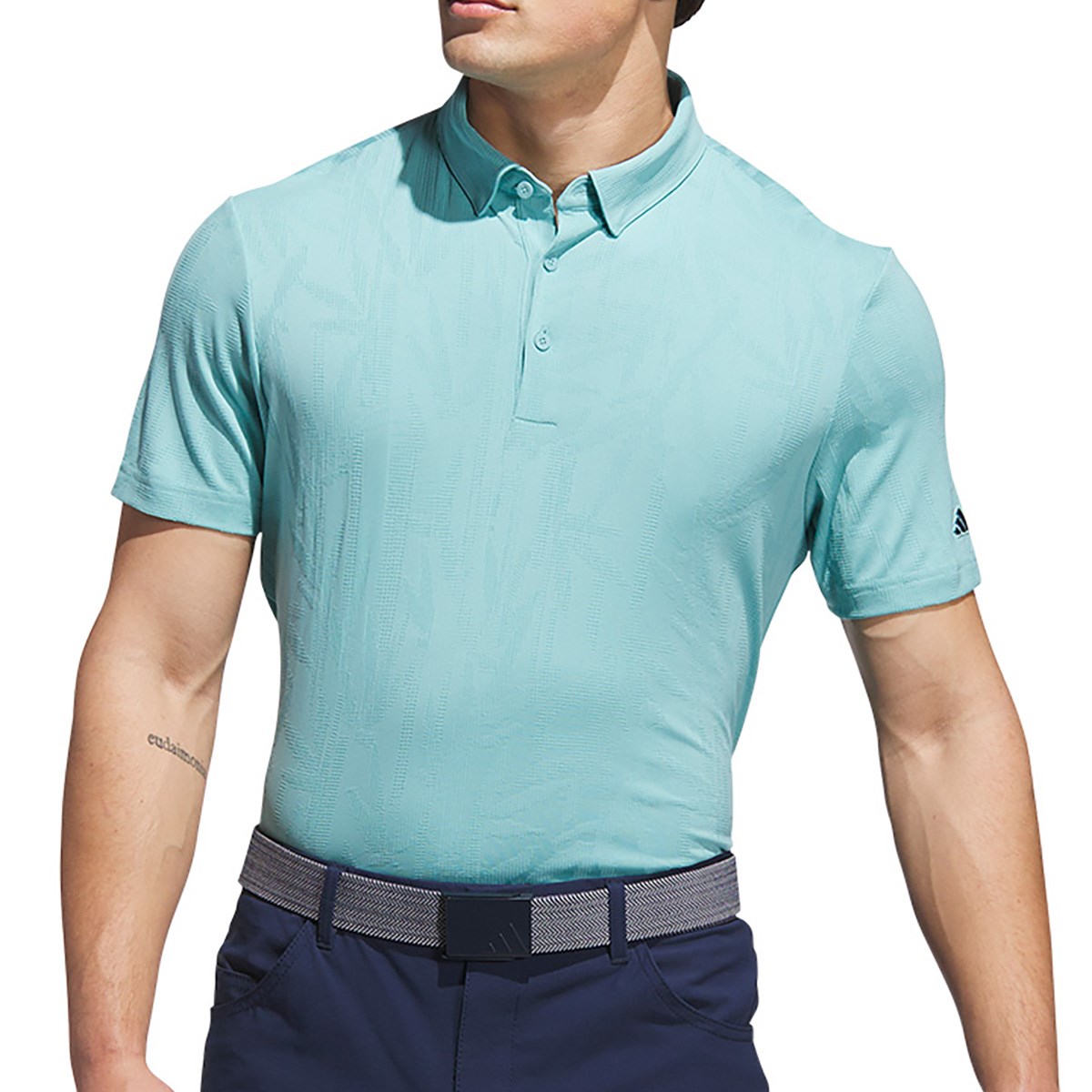 ビヨンド ザ コース バンブージャカード 半袖ポロシャツ(半袖シャツ