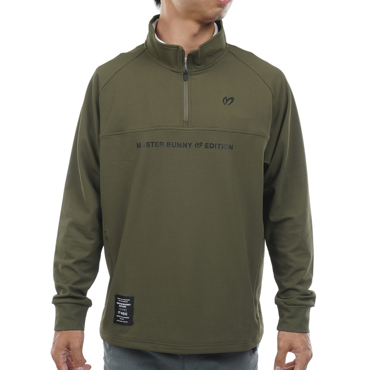 ストレッチ ストライプサッカー 長袖スウェット(中間着(セーター