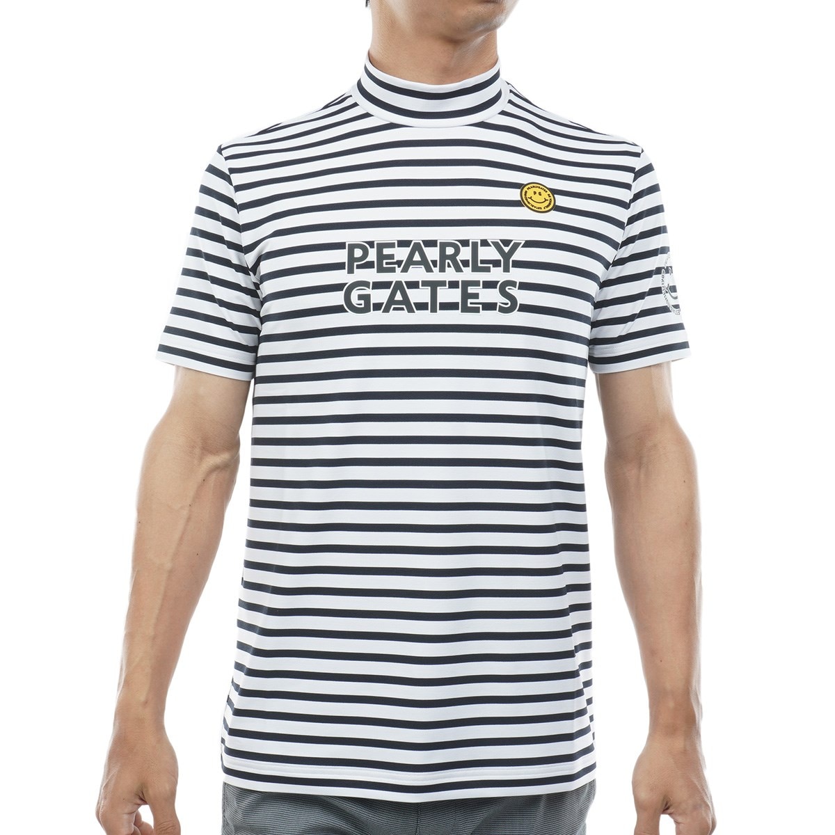 ベア鹿の子 ボーダー柄半袖インナーシャツ(半袖シャツ・ポロシャツ