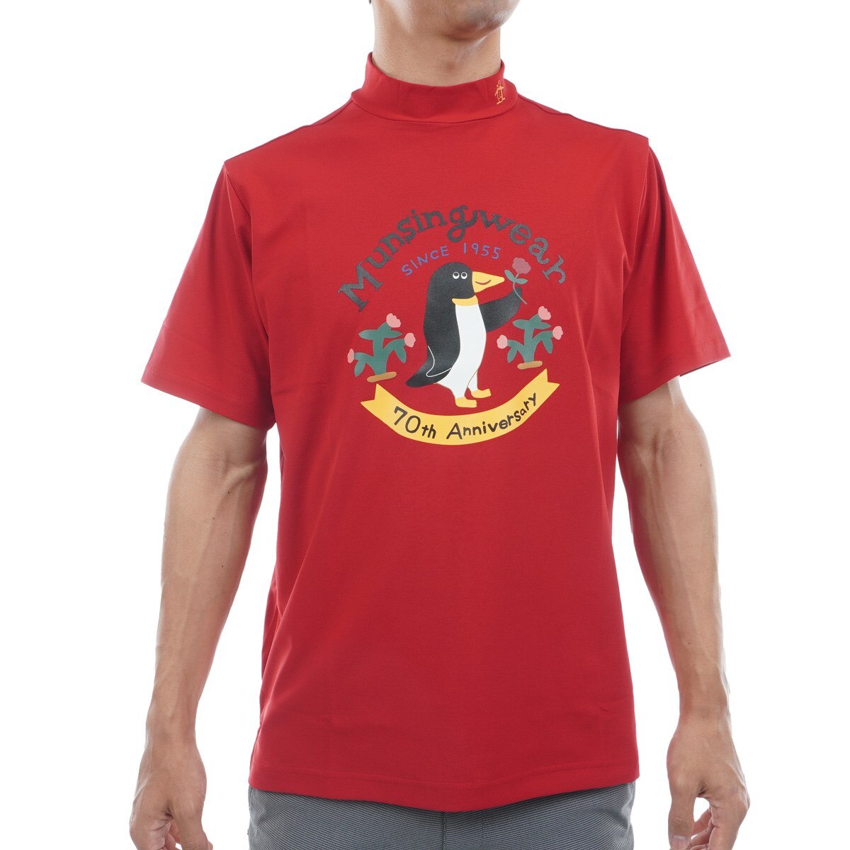 Sunscreen NIR 70周年記念限定 ストレッチ プリントモックネック半袖