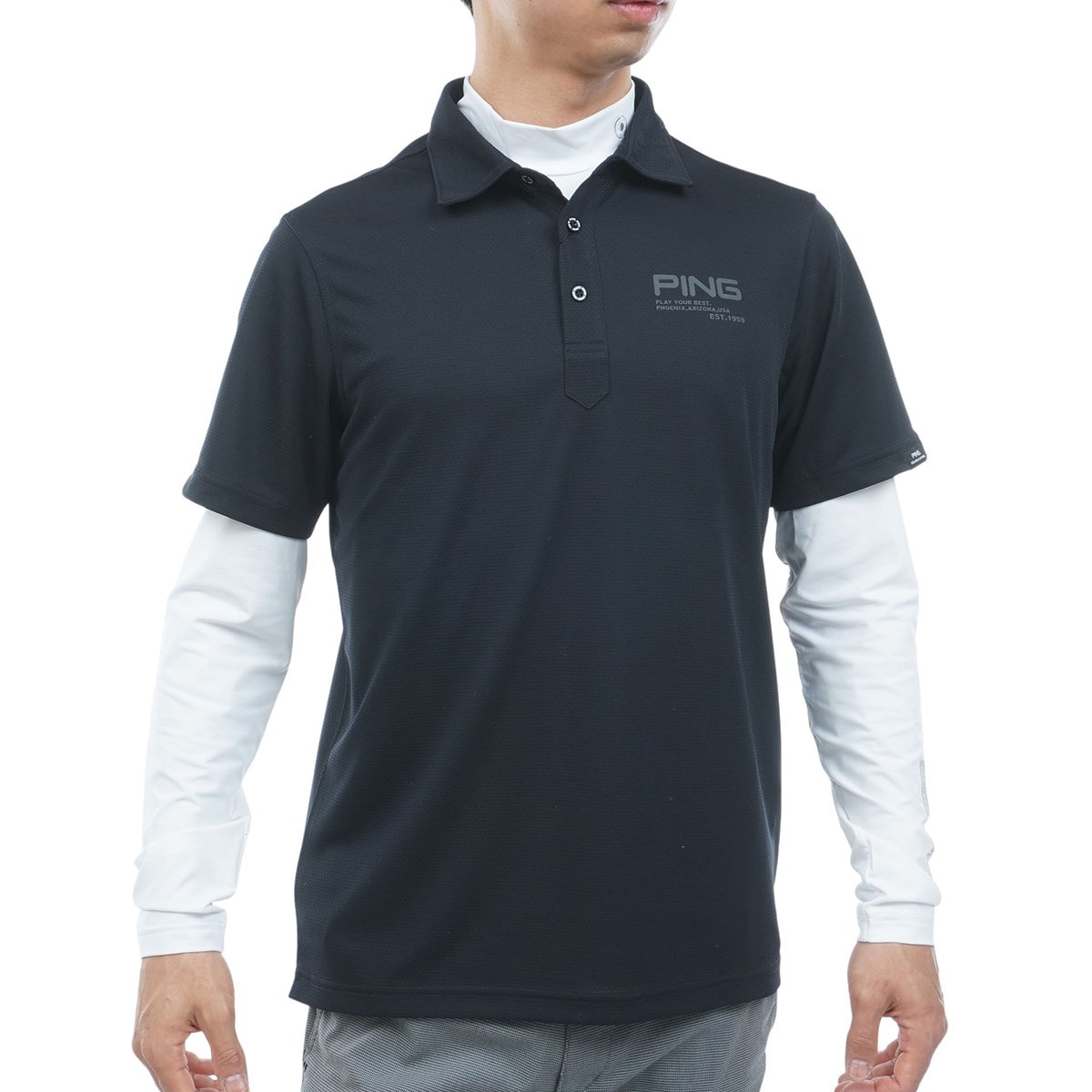 レイヤードツインセット(長袖シャツ・ポロシャツ)|PING(ピン