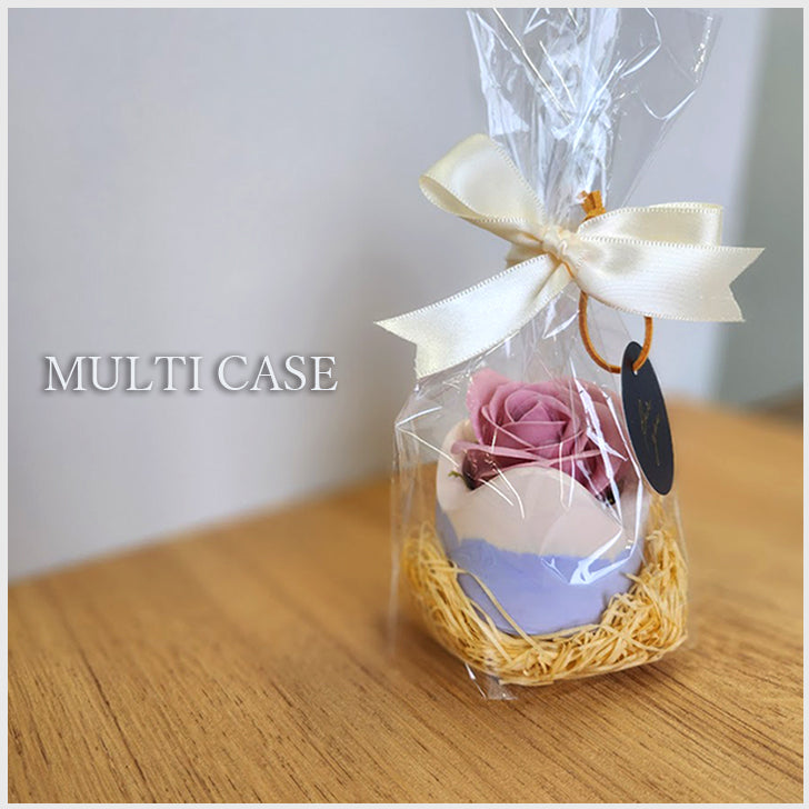 MULTI CASE マルチケース ソープフラワー付 花 収納ケース 小物入れ