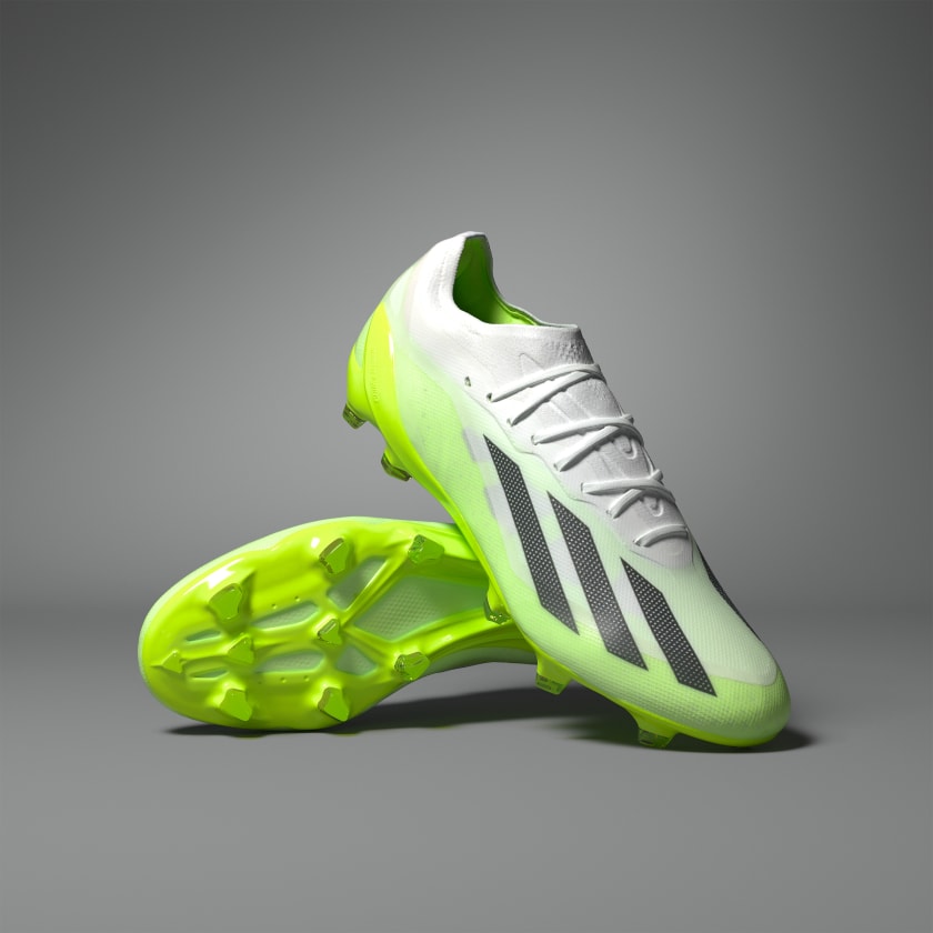 adidas X Crazyfast .1 FG Boots- White/Lemon – Soccer Locker