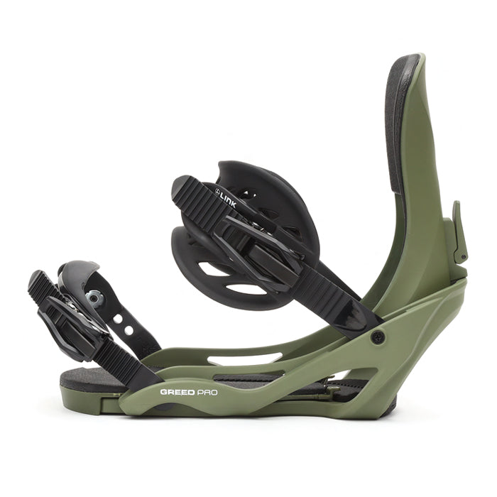 スノーボード ビンディング LINK GREED PRO ARMY GREEN 25-26 日本正規品