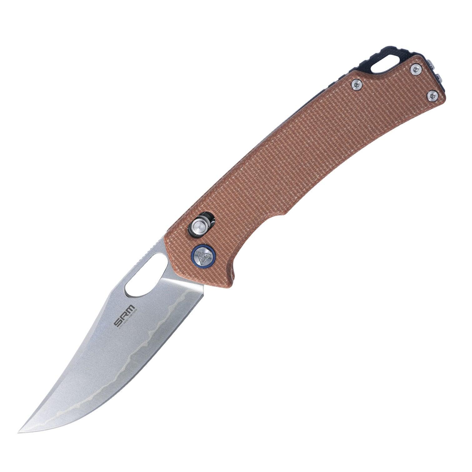 SRM Ambi lock (Crossbar lock) folding hunting knife Retriever 9203-MN2