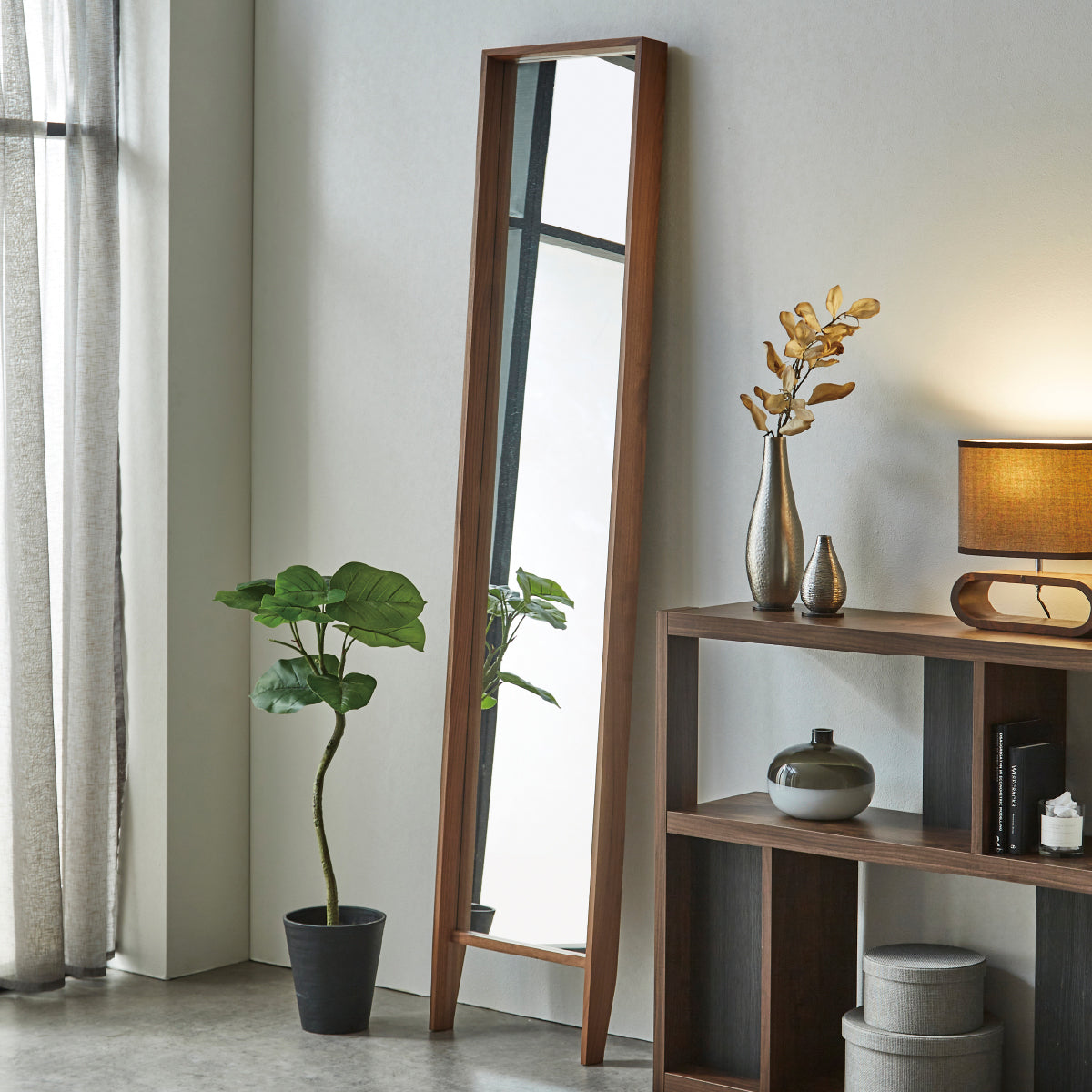 カンナⅢ スタンド ミラー 全身鏡 ｜ 家具・インテリア通販の関家具