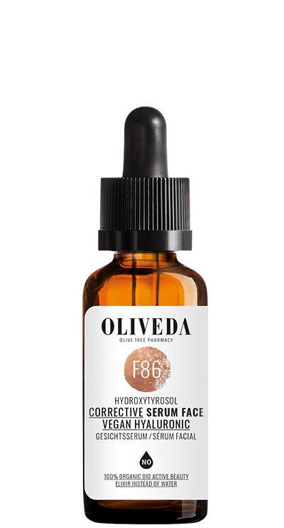 F86 Corrective Vegan Hyaluronic Serum Face | Olive Tree People