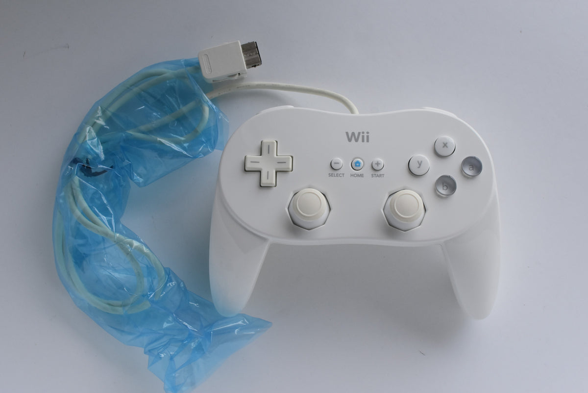 NIB Wii White Classic Controller Pro, Japanese ver | Vevan Customs