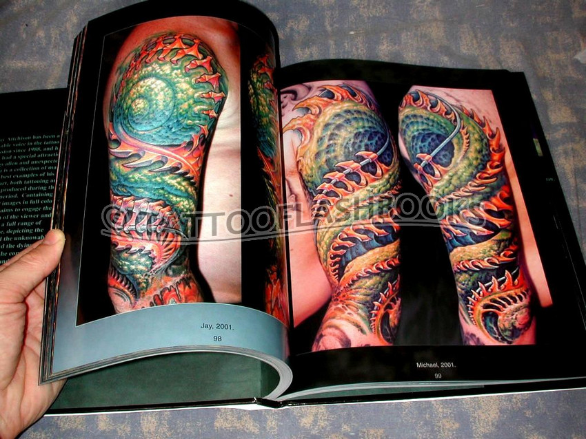 tattooflashbooks.com - Guy Aitchison - Organica