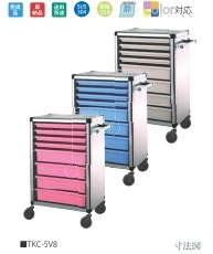 トクヤマ ＞ トレー式カート、ワゴン (医療用ワゴン、医療用カート