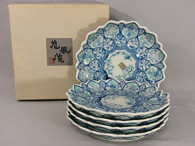 三洋陶器 龍峰窯 花物語 和皿揃 【器道楽】