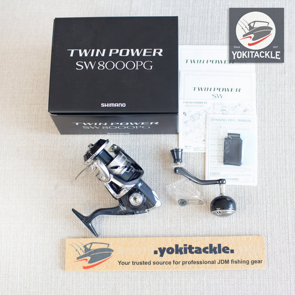 Brand New Shimano 21 TWIN POWER SW 8000PG Spinning Reel – YOKI