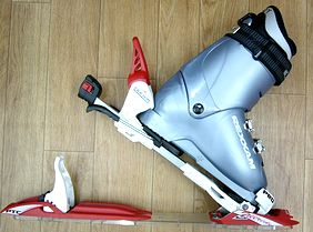 山スキービンディングの比較検討 ディアミールとテックビンディングの