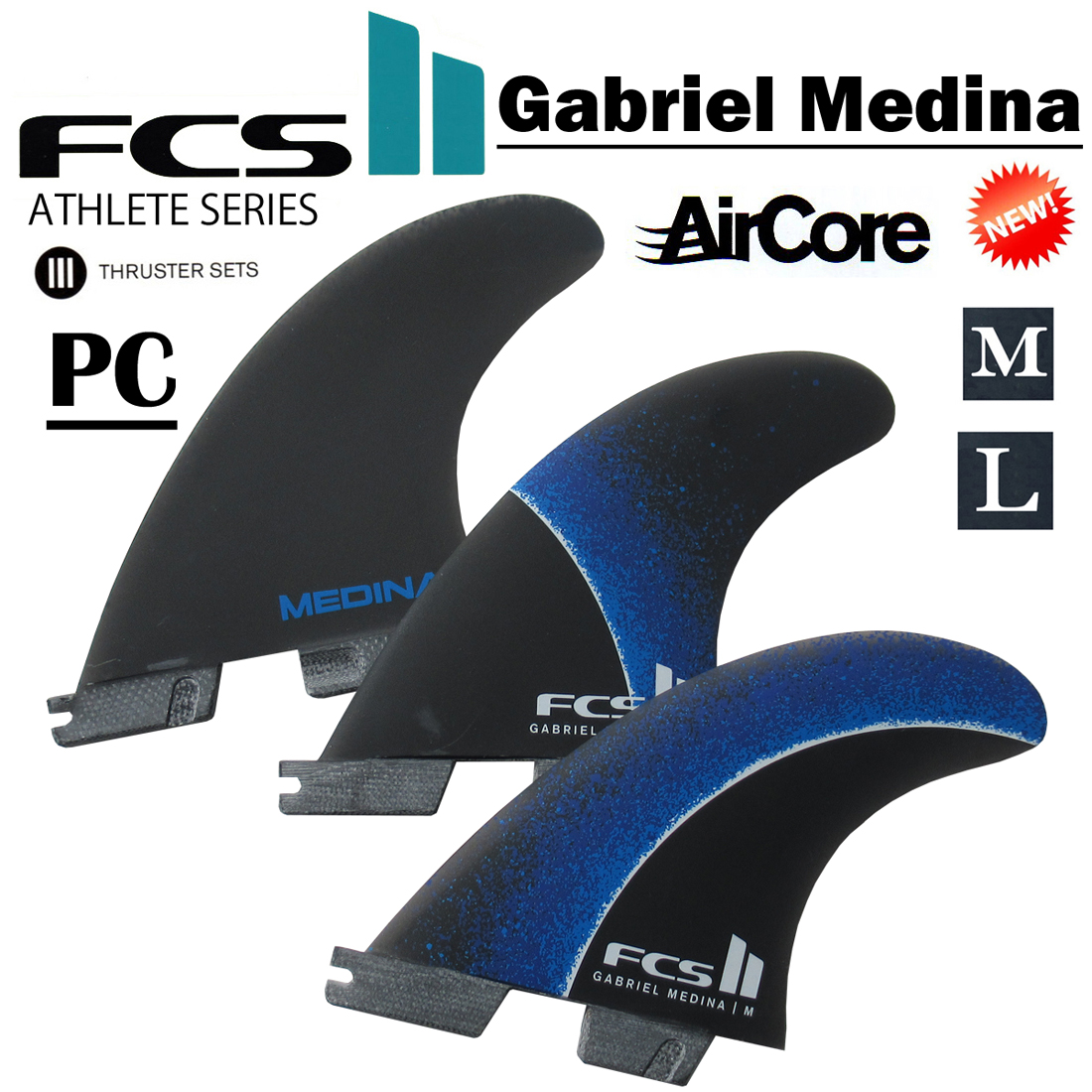 FCS2フィン Gabriel Medina（ガブリエル・メディーナ）シグネーチャー