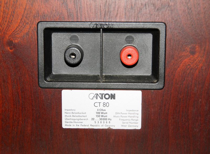カントン CANTON CT80 スピーカー