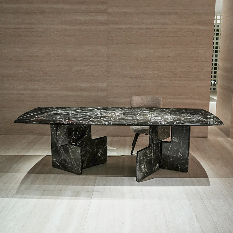 天然大理石ダイニングテーブル 幅250cm高級輸入家具 ホテルライク