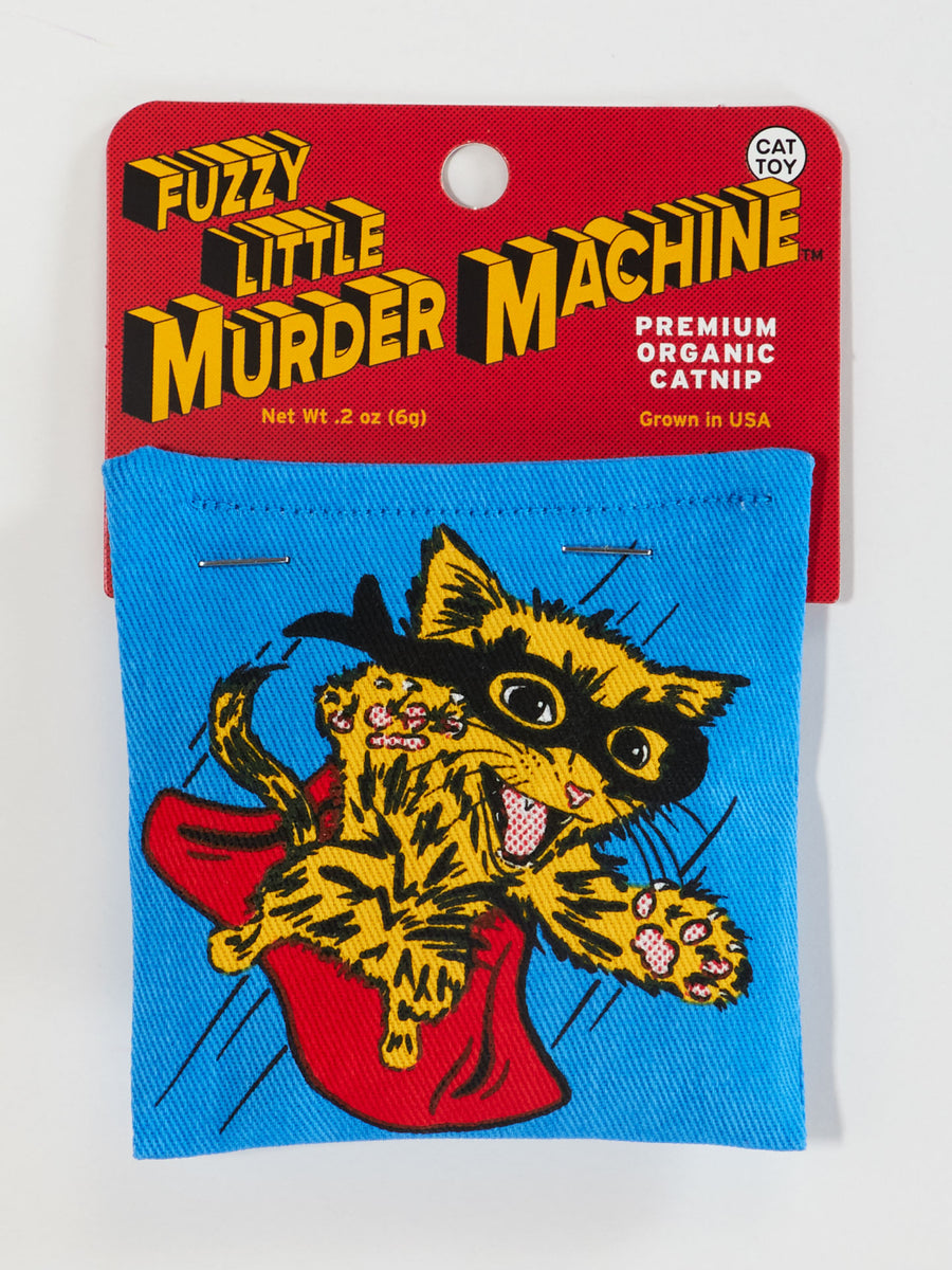 Fuzzy Little Murder Machine Catnip Toy – Blue Q