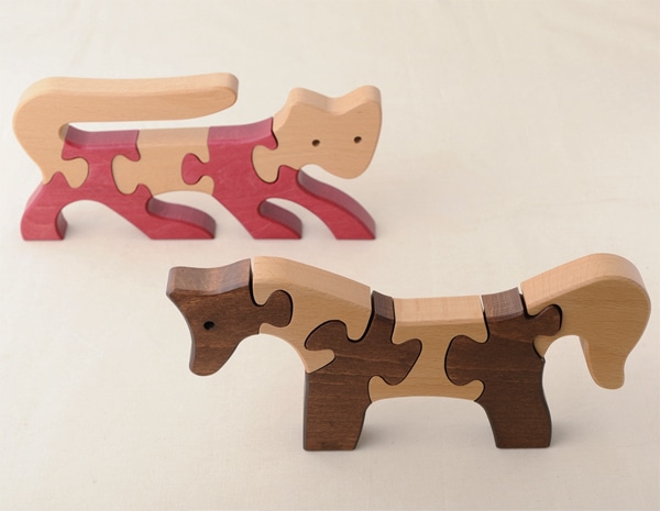 VITALI動物パズル うま: 木のおもちゃ｜クレヨンハウス