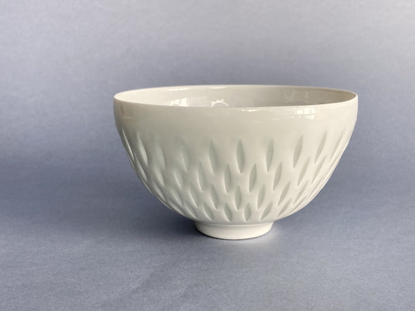 White rice porcelain bowls by Arabia riisiposliini kulhot 50-luku