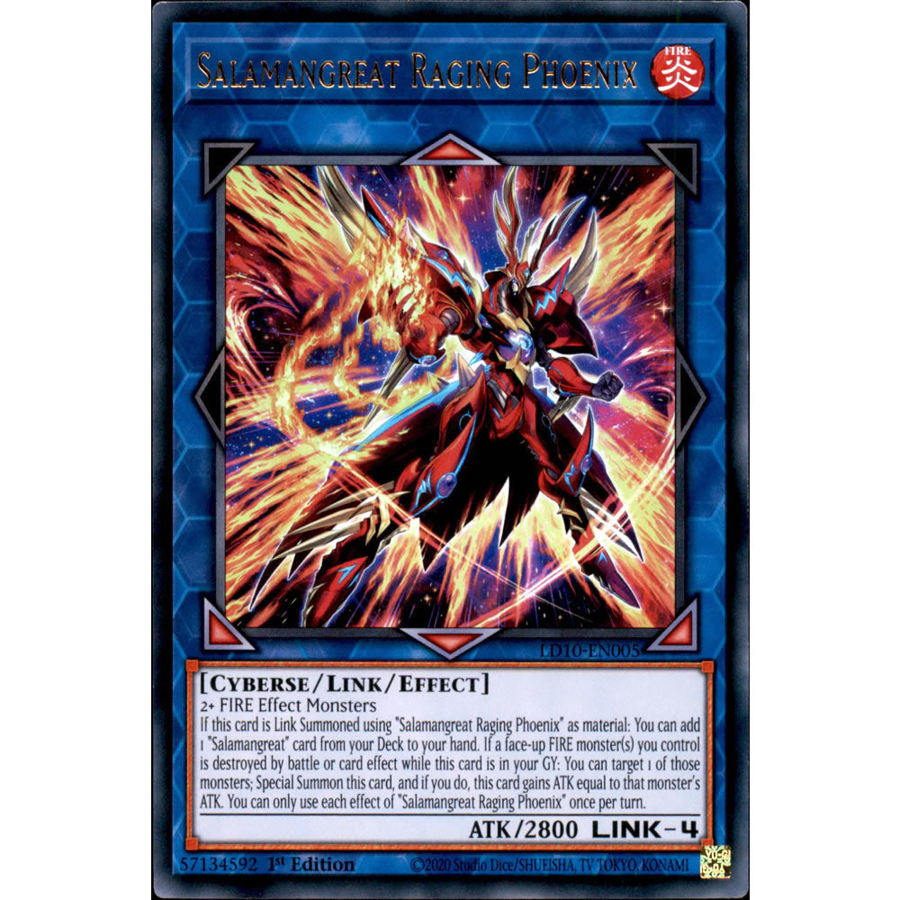 Salamangreat Raging Phoenix LD10-EN005 Yu-Gi-Oh! Card