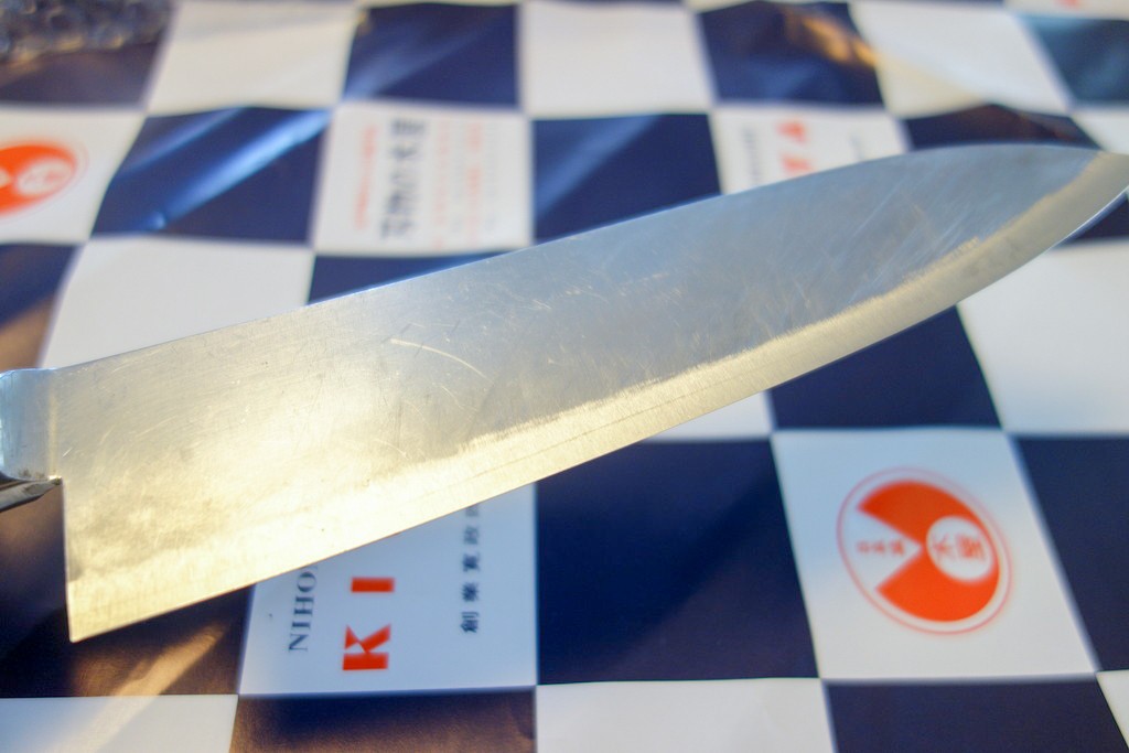 9年ぶりに包丁コスミック團十郎を刃研ぎメンテナンスしてもらった - drk7jp