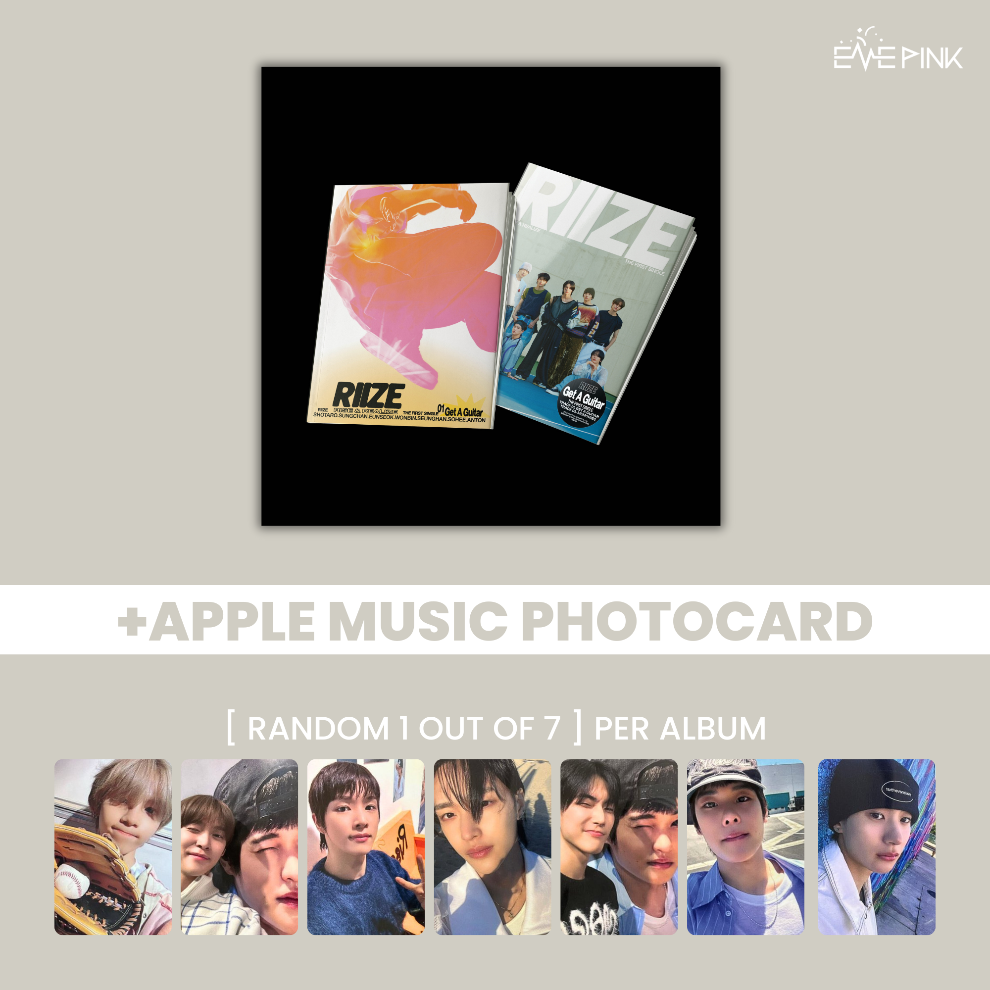 RIIZE (라이즈) 1ST SINGLE ALBUM - [Get A Guitar] (+ EXCLUSIVE