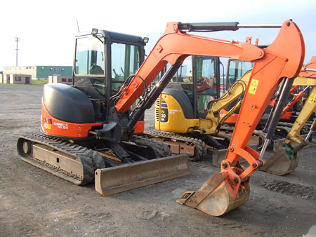 建設機械リース バックホー ZX40U-3