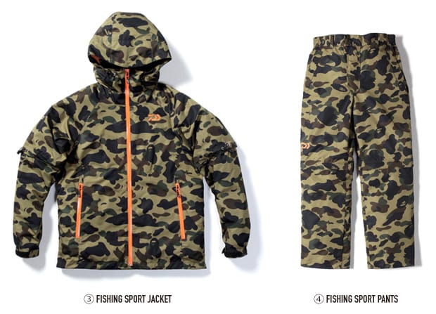 A Bathing Ape x DAIWA 