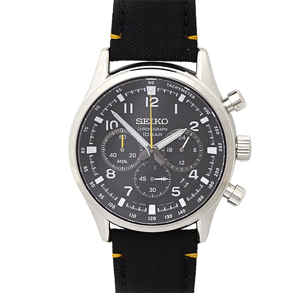 SEIKO SSB449P1 Men's 43mm Chronograph Quartz Watch with 10BAR