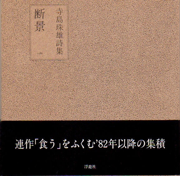 寺島珠雄詩集 断景 1986