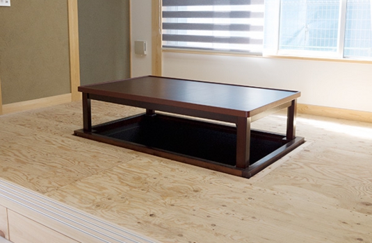 漆布みせ_Y邸こたつ天板