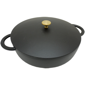 ストウブ ニダベイユ両手ソテーパン28cmブラック 1262925の